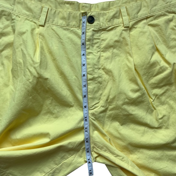 Brooks Brothers "346" Mens Pleated Shorts Yellow W38 - Picture 6 of 11